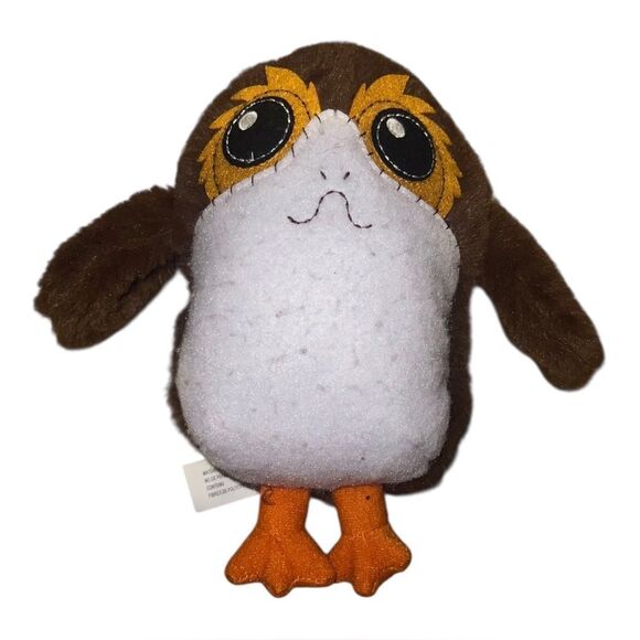 Star Wars Porg Galaxy's Edge Plush Figure Talking Works 6" EUC - Picture 1 of 2